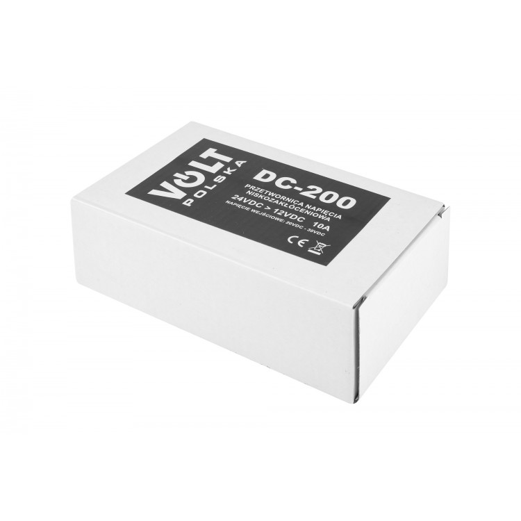 DC 200 24VDC/12VDC PRZETWORNICA NAPIĘCIA DC/DC