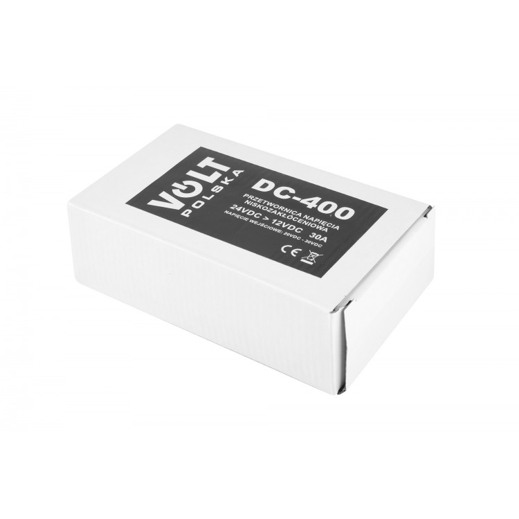 DC 400 24VDC/12VDC PRZETWORNICA NAPIĘCIA DC/DC
