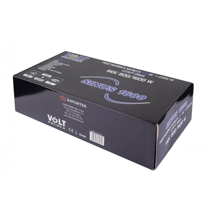 SINUS 1600 24/230V (800/1600W) PRZETWORNICA NAPIĘCIA