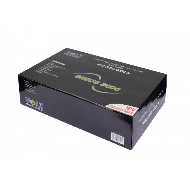 SINUS 5000 12/230V (2500/5000W) PRZETWORNICA NAPIĘCIA