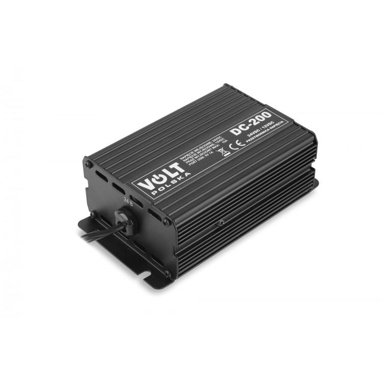 DC 200 + WTYK ZAPALNICZKI 24VDC/12VDC PRZETWORNICA NAPIĘCIA DC/DC