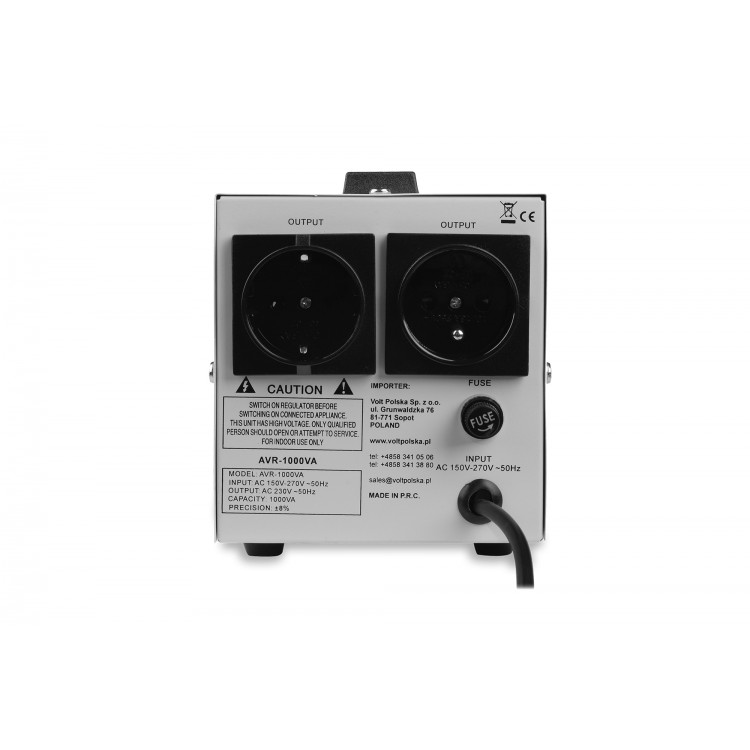 AVR 1000 (1000VA) 8% STABILIZATOR NAPIĘCIA SIECIOWEGO