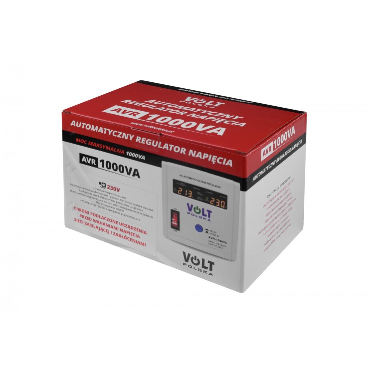 AVR 1000 (1000VA) 8% STABILIZATOR NAPIĘCIA SIECIOWEGO
