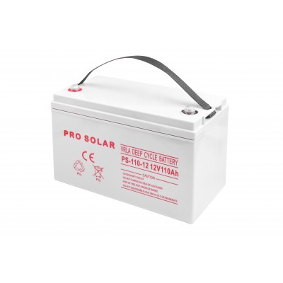 AKUMULATOR DEEP CYCLE VPRO SOLAR 12V 110 Ah VRLA BEZOBSŁUGOWY
