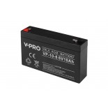 AKUMULATOR AGM VPRO 6V 10Ah VRLA BEZOBSŁUGOWY