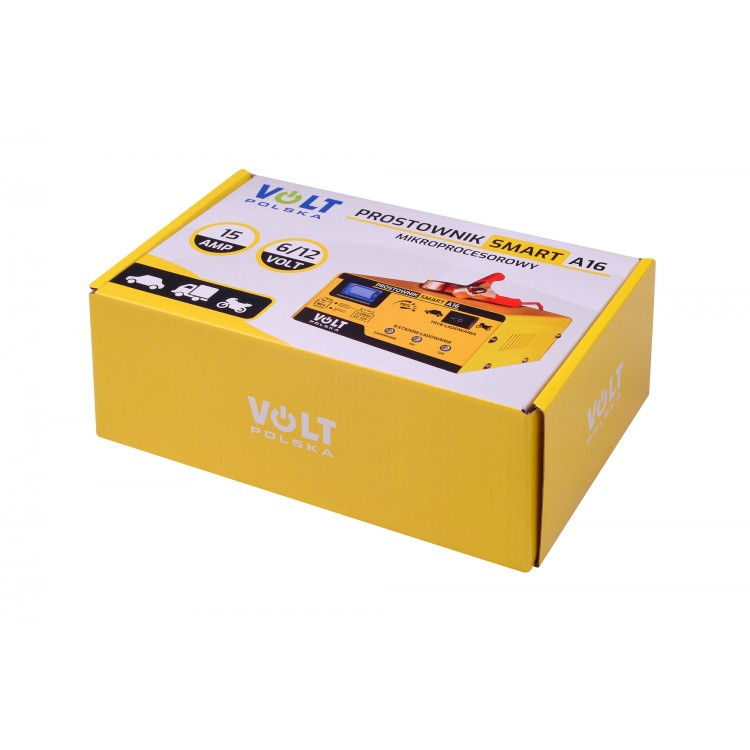 PROSTOWNIK AKUMULATOROWY SMART 6V/12V 15A A16