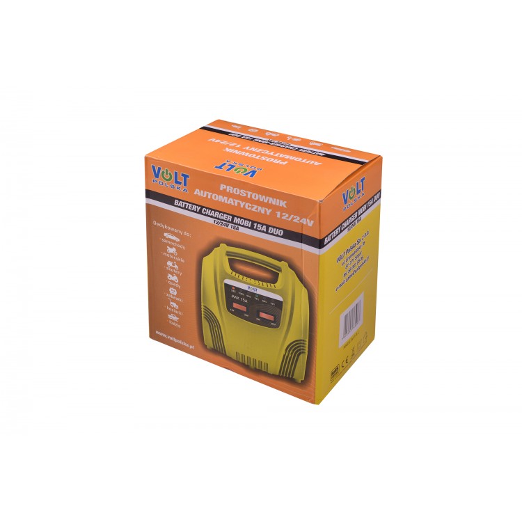 PROSTOWNIK AKUMULATOROWY MOBI DUO 12V/24V 15A  - (*Produkt archiwalny)