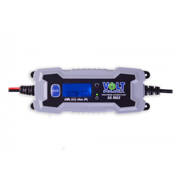 PROSTOWNIK AKUMULATOROWY 6/12V 5A LCD AUTOMATYCZNY