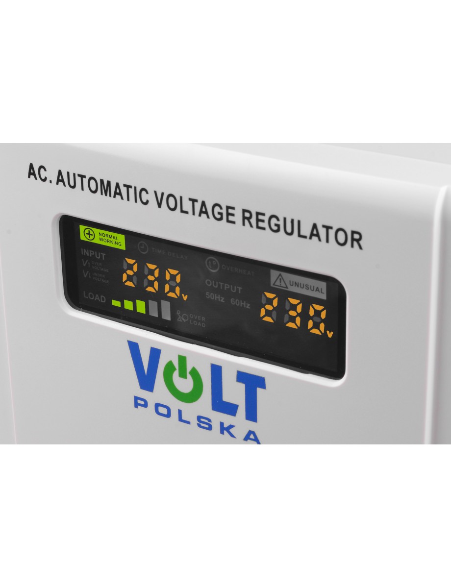 STABILIZATOR NAPIĘCIA SIECIOWEGO AVR 5000 (5000VA) | VOLT POLSKA