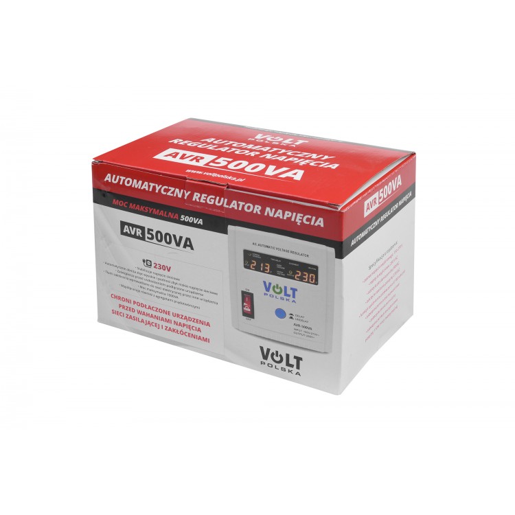 AVR 500 (500VA) 8% STABILIZATOR NAPIĘCIA SIECIOWEGO