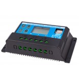 SOL PWM 30A 2xUSB REGULATOR SOLARNY