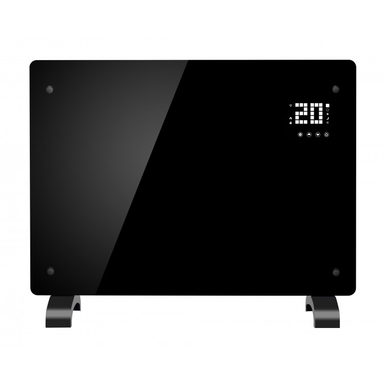 TERMOGLASS 1600W GRZEJNIK ELEKTRYCZNY (CZARNY)