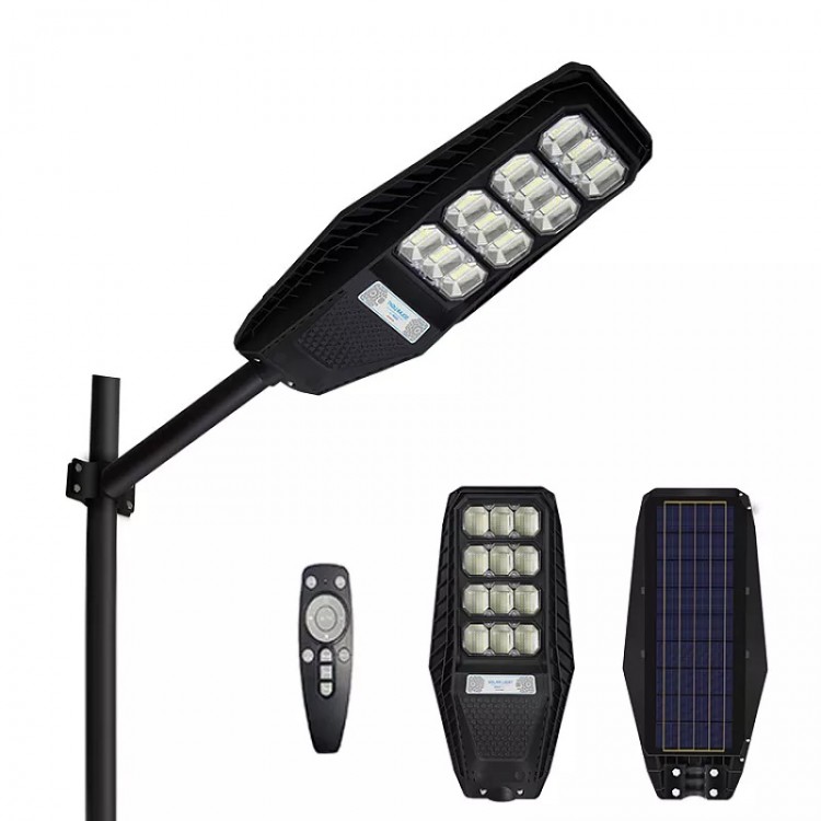 PIONEER 240W LAMPA SOLARNA + PANEL 18W + 18000mAh + PILOT I CZUJNIK RUCHU