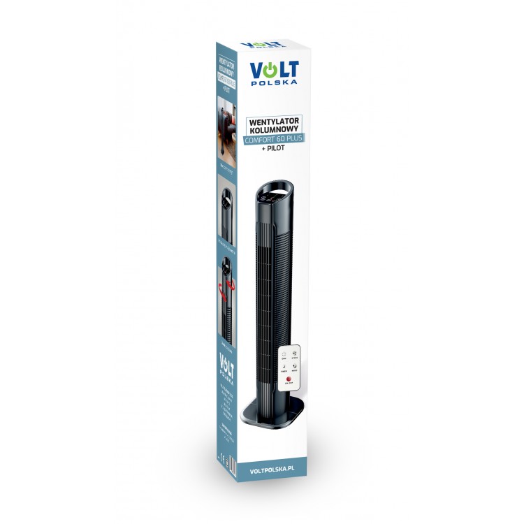 COMFORT 60 PLUS WENTYLATOR KOLUMNOWY + PILOT