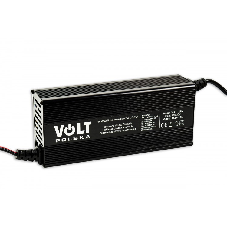 PROSTOWNIK DO AKUMULATORÓW LiFePO4 20A (12,8V)