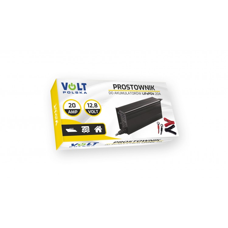 PROSTOWNIK DO AKUMULATORÓW LiFePO4 20A (12,8V)