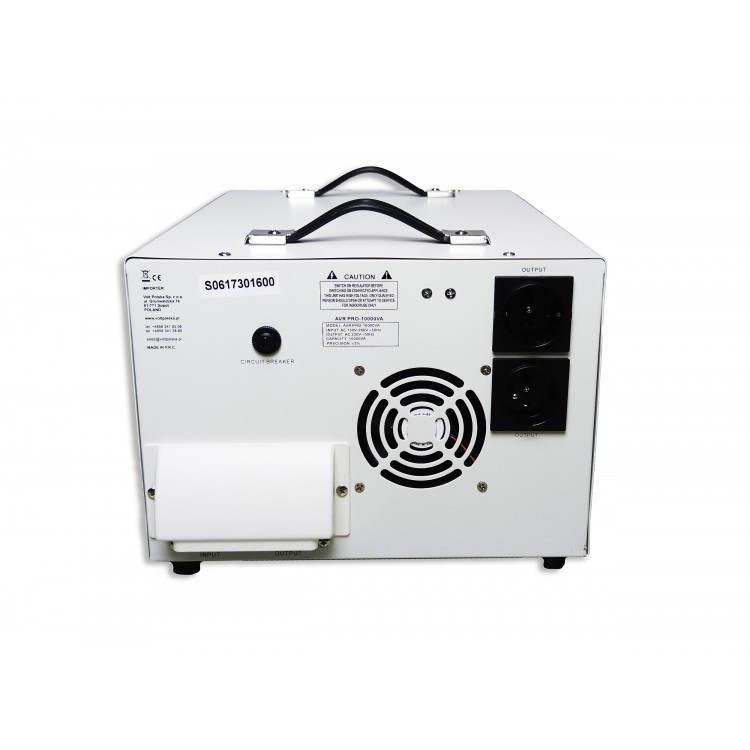 AVR PRO 10000 (10000VA) 3% STABILIZATOR NAPIĘCIA SIECIOWEGO