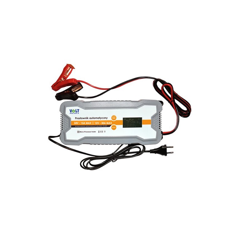 PROSTOWNIK AUTOMATYCZNY 12/24V 30A LCD