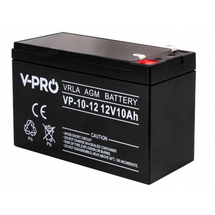 AKUMULATOR AGM OPTI 12V 10 Ah VRLA BEZOBSŁUGOWY