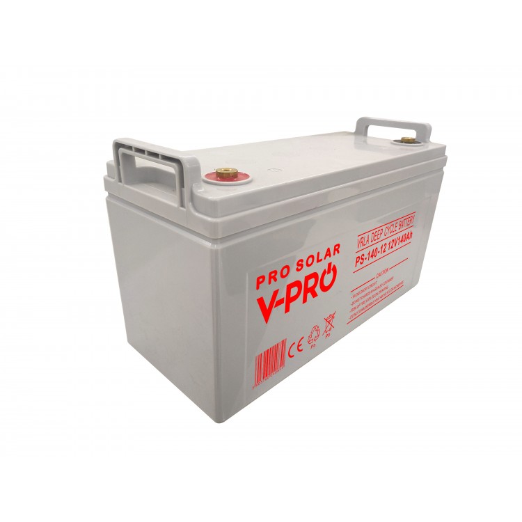 AKUMULATOR DEEP CYCLE VPRO SOLAR 12V 140 Ah VRLA BEZOBSŁUGOWY