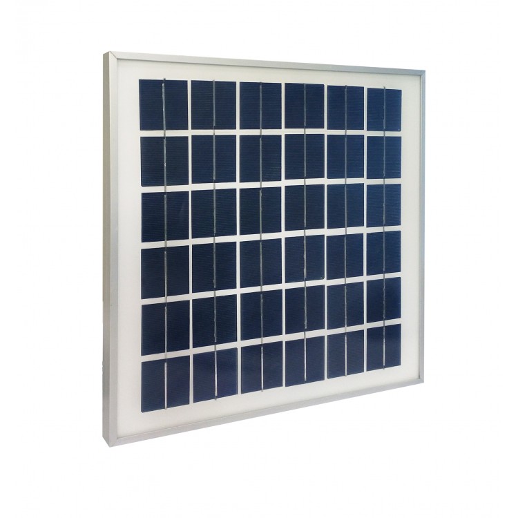 Panel fotowoltaiczny POLI 10W 18V [300x300x17mm] + przewód 3m