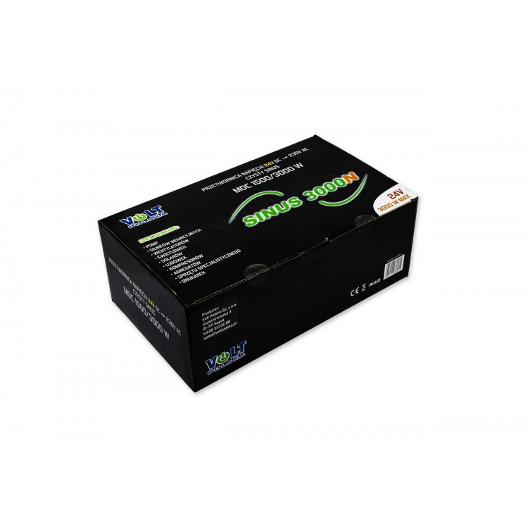 SINUS 3000 N 24/230V (1500/3000W) PRZETWORNICA NAPIĘCIA