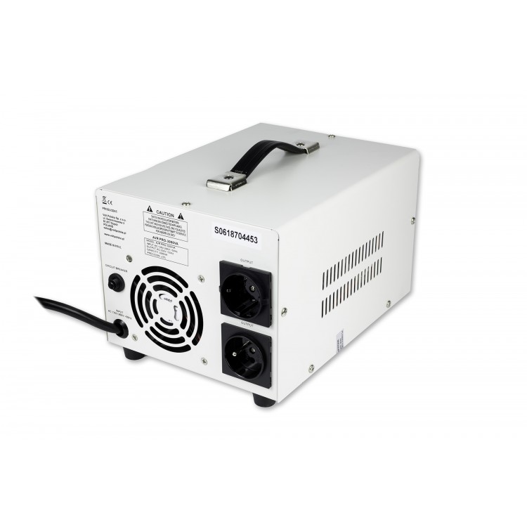 AVR PRO 3000 (3000VA) 3% STABILIZATOR NAPIĘCIA SIECIOWEGO