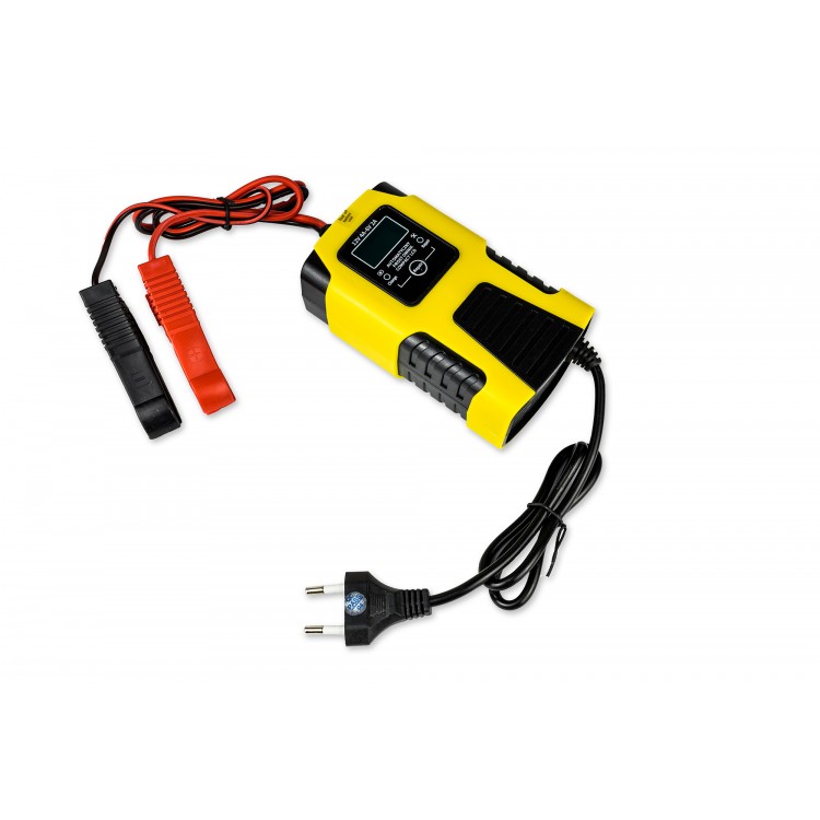 PROSTOWNIK AKUMULATOROWY Z LCD 12V 4A / 6V 2A COMPACT