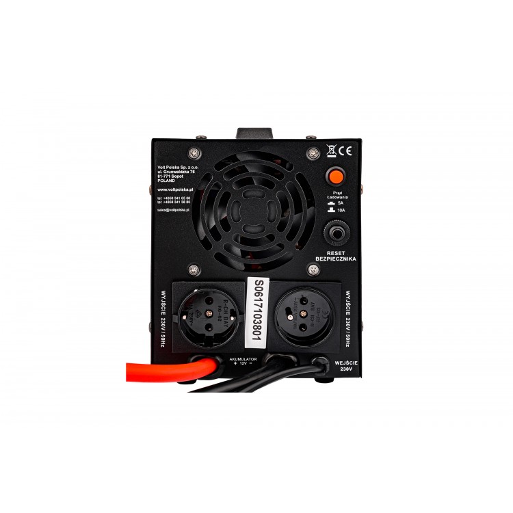 SINUS PRO 500 E BLACK 12/230V (350/500W) ZASILACZ AWARYJNY