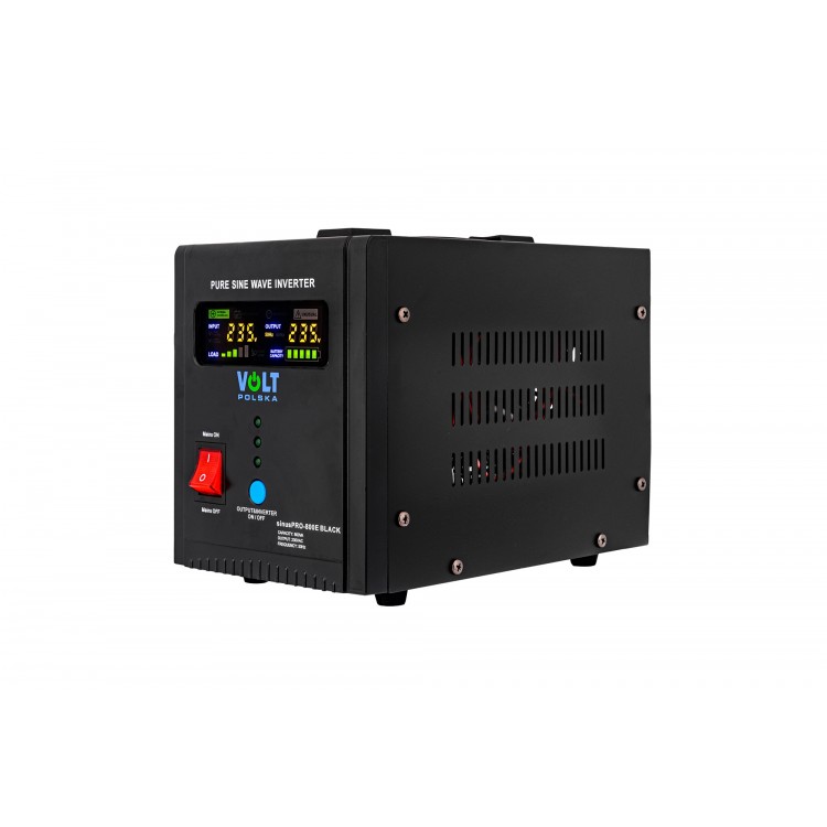 SINUS PRO 800 E BLACK 12/230V (500/800W) ZASILACZ AWARYJNY