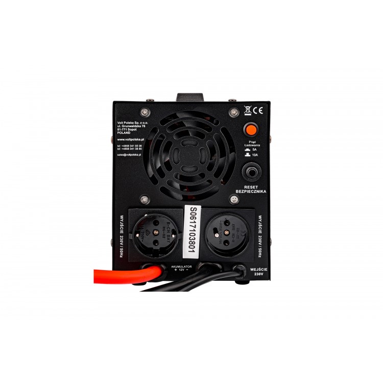 SINUS PRO 800 E BLACK 12/230V (500/800W) ZASILACZ AWARYJNY