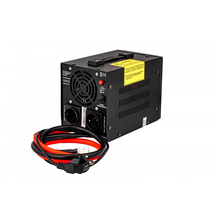 SINUS PRO 800 E BLACK 12/230V (500/800W) ZASILACZ AWARYJNY