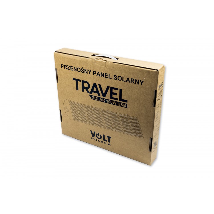 Przenośny panel solarny TRAVEL SOLAR 100 W USB (składany)