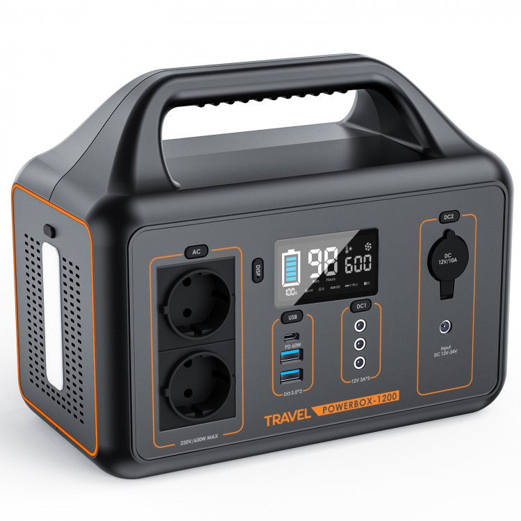 Przenośny magazyn energii TRAVEL POWERBOX 1200 (600W)
