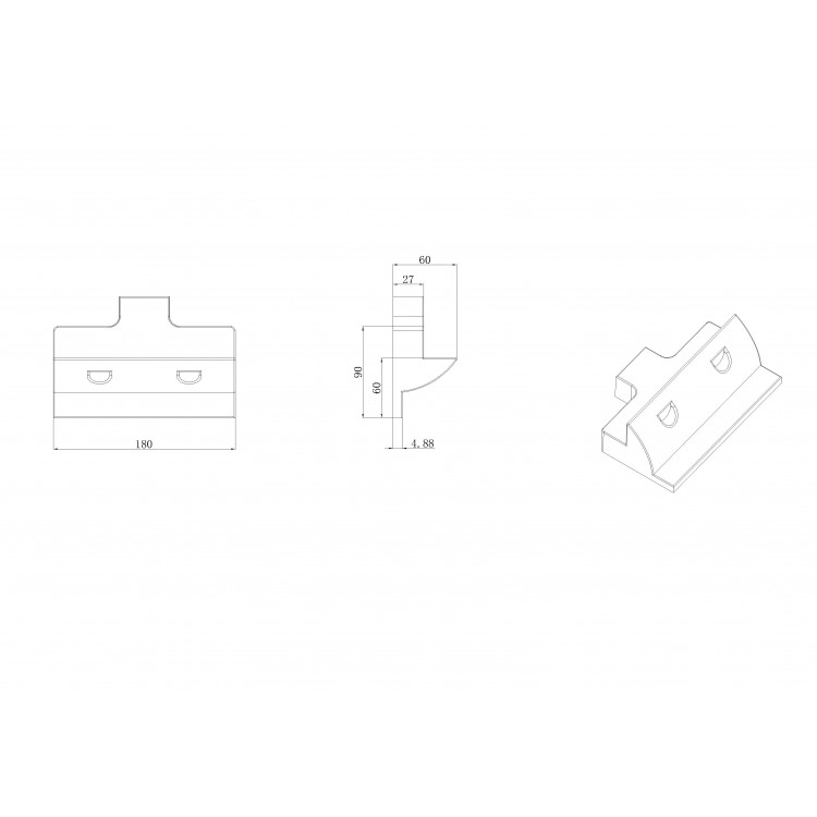 Zestaw ramek montażowych do paneli 100W do 180W