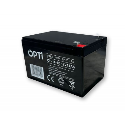 AKUMULATOR AGM OPTI 12V 14 Ah VRLA BEZOBSŁUGOWY