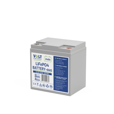 AKUMULATOR LiFePO4 12,8V 24Ah (20A) + BMS BEZOBSŁUGOWY - (*Produkt archiwalny)