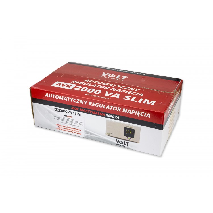 AVR 2000VA 8% SLIM STABILIZATOR NAPIĘCIA SIECIOWEGO