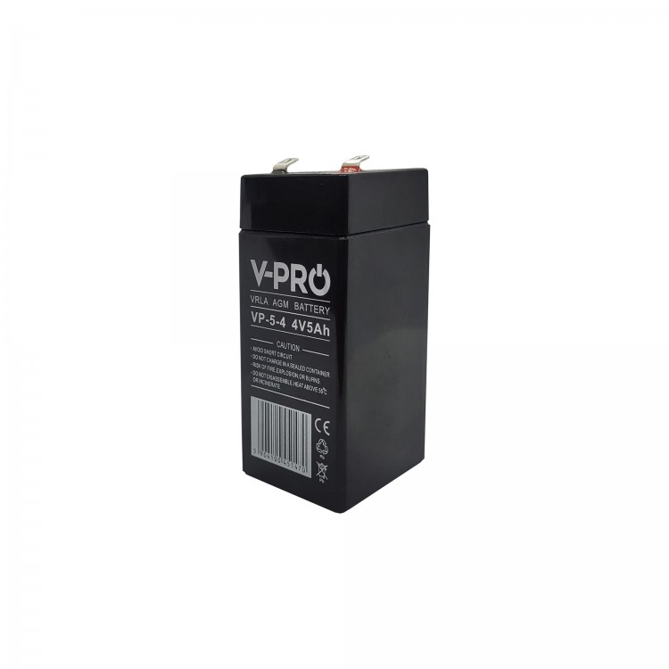 AKUMULATOR AGM VPRO 4V 5Ah VRLA BEZOBSŁUGOWY