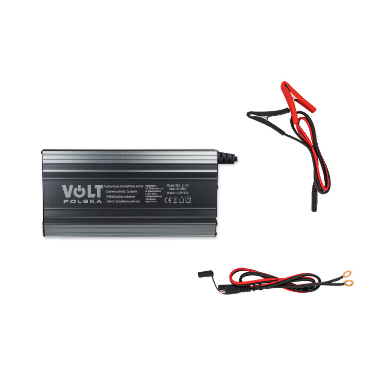 PROSTOWNIK DO AKUMULATORÓW LiFePO4 30A (12,8V)