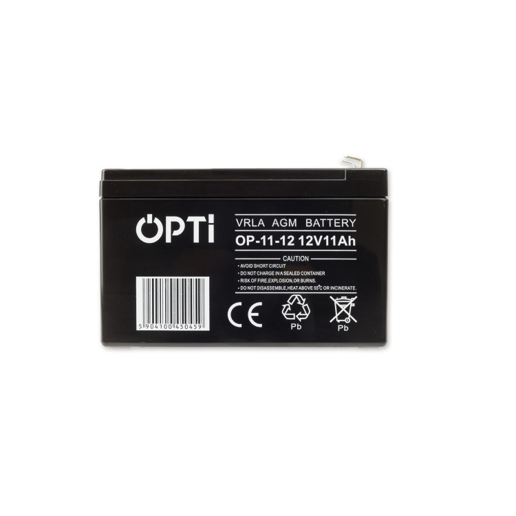 AKUMULATOR AGM OPTI 12V 11 Ah VRLA BEZOBSŁUGOWY