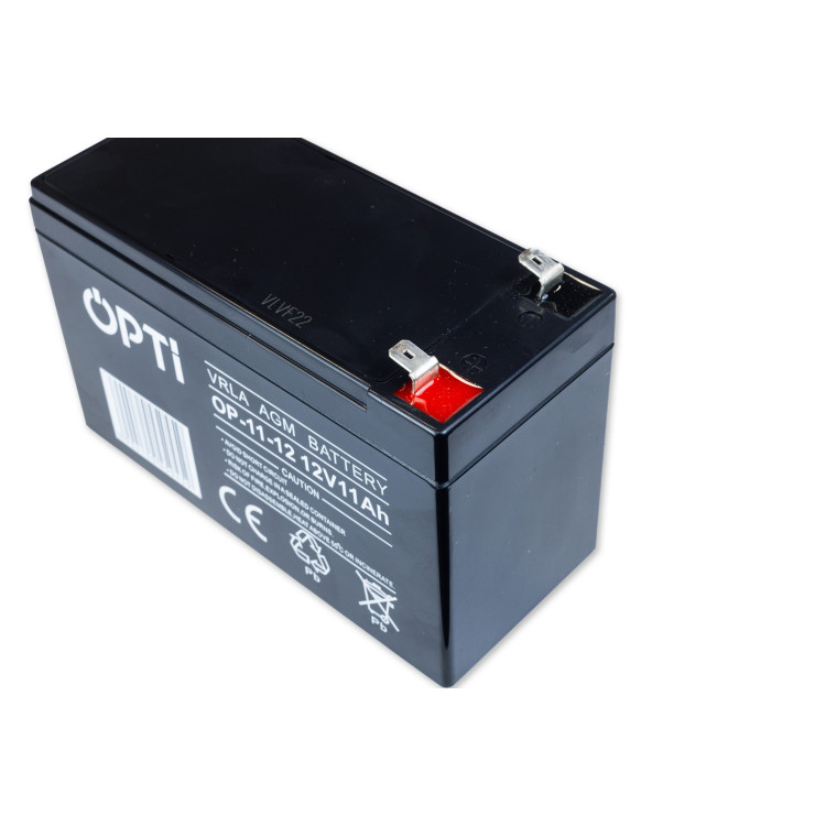 AKUMULATOR AGM OPTI 12V 11 Ah VRLA BEZOBSŁUGOWY
