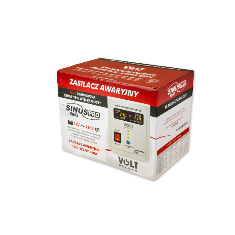 SINUS PRO 500 E 12/230V (350/500W) ZASILACZ AWARYJNY