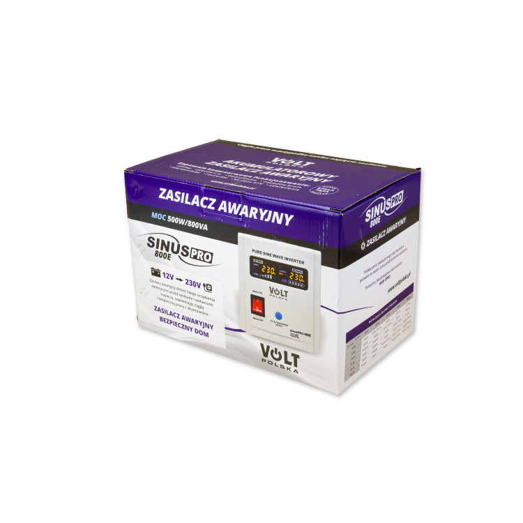 SINUS PRO 800 E 12/230V (500/800W) ZASILACZ AWARYJNY