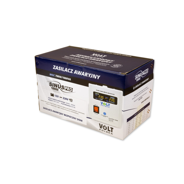 SINUS PRO 1000 E 12/230V (700/1000W) ZASILACZ AWARYJNY