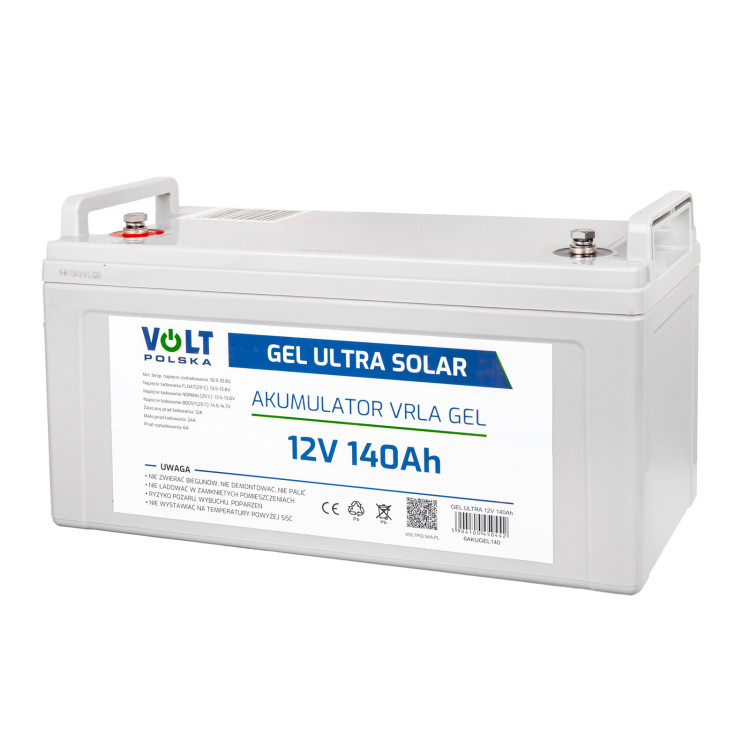 AKUMULATOR GEL VPRO PREMIUM 12V 140 Ah ŻELOWY VRLA BEZOBSŁUGOWY