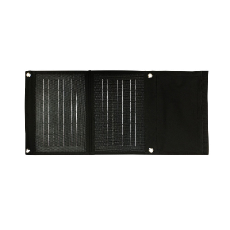 Składany (na 2) Panel fotowoltaiczny 10W 9V MONO ETFE + USB 2x 5V 1A