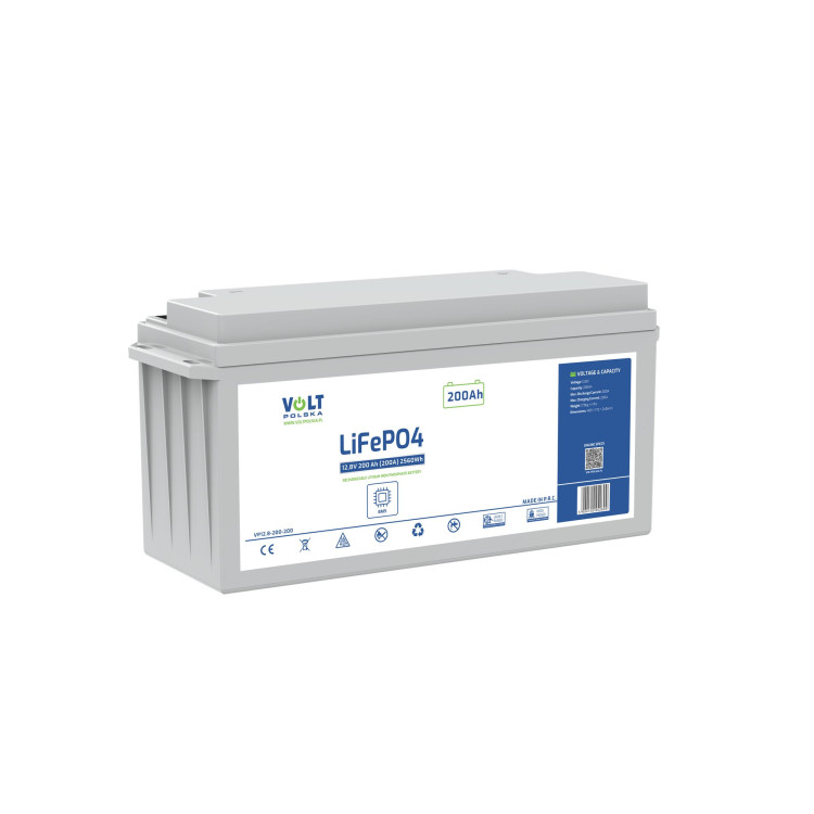 Akumulator LiFePO4 12,8V 200 Ah (200A) + BMS