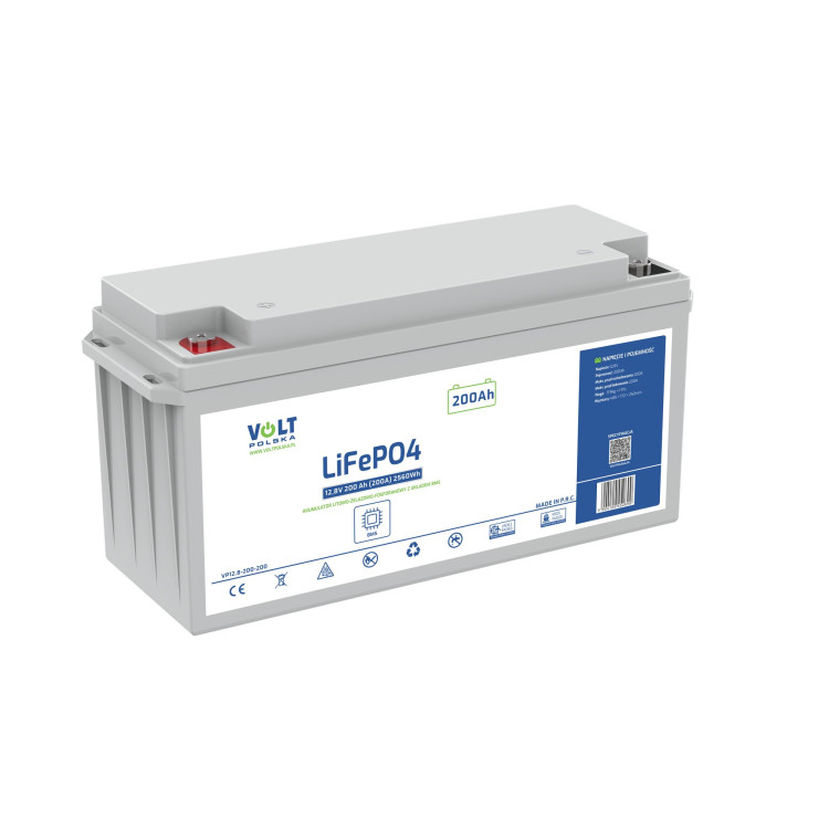 Akumulator LiFePO4 12,8V 200 Ah (200A) + BMS