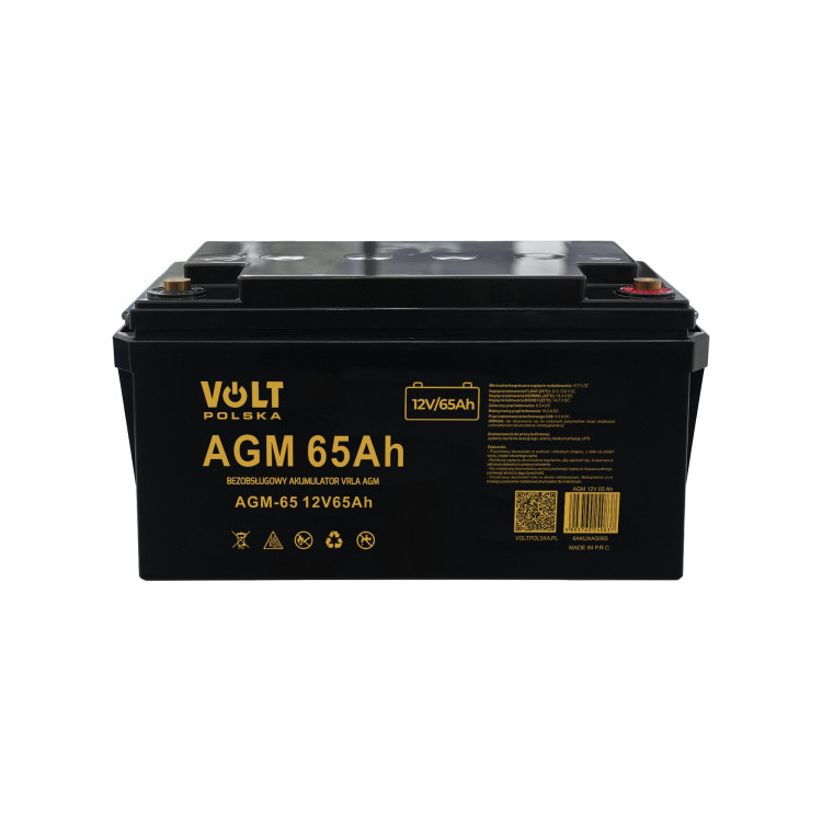 AKUMULATOR AGM 12V 65 Ah VRLA
